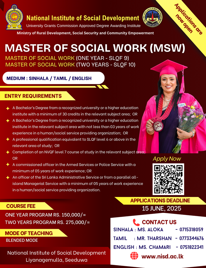 Mater of Social Work Degree Add