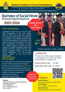Bachelor of Social Work 2025/26